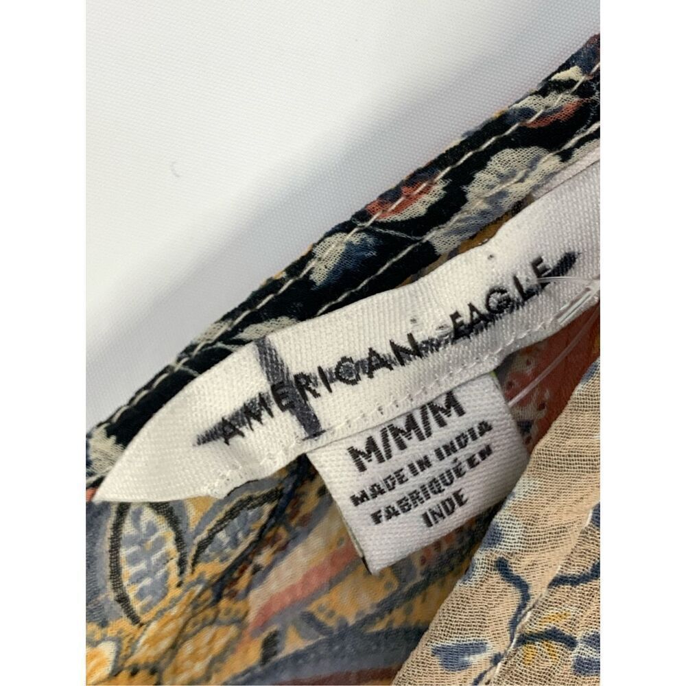 American Eagle Women's Multicolor Patchwork Flora… - image 7